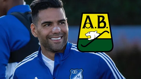 ¿Sin 'Tigre' en Bucaramanga? La decisión de Millonarios sobre Falcao. Foto: MFC y Escudoteca