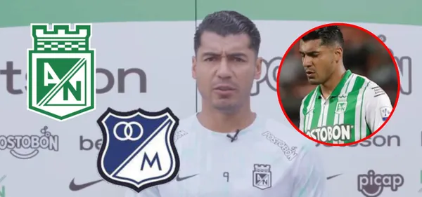 Solo lleva un gol con Nacional y lo dijo Jefferson Duque previo vs Millonarios (Foto tomada de Nacional y Win Sports)