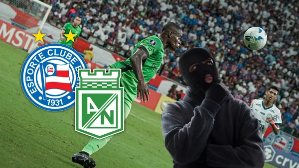 Solo uno dio la cara: el único jugador de Nacional que protestó por el gol anulado. Foto: Nacionaloficial, Pexels y Escudoteca