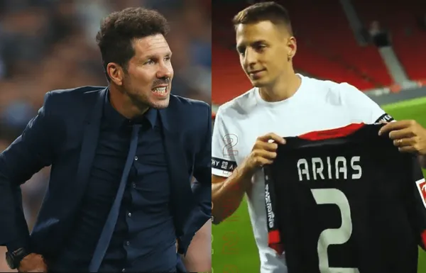 Su salida de Atlético de Madrid hizo que Santiago Arias se destape y lance un mensajito que no dejó nada contento a Diego Simeone ¿Cómo responderá el entrenador colchonero?