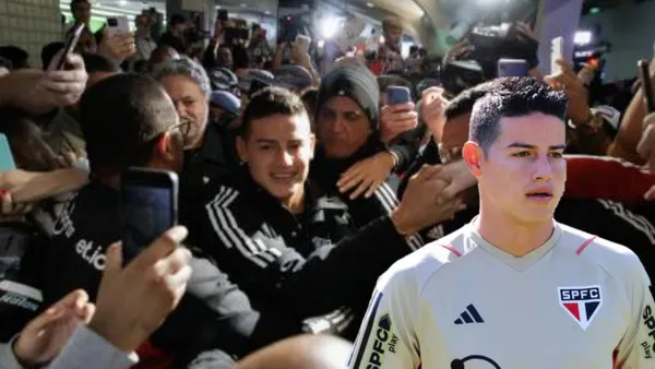 Suertudo James Rodríguez y lo que piden los hinchas al DT de Sao Paulo en Brasil