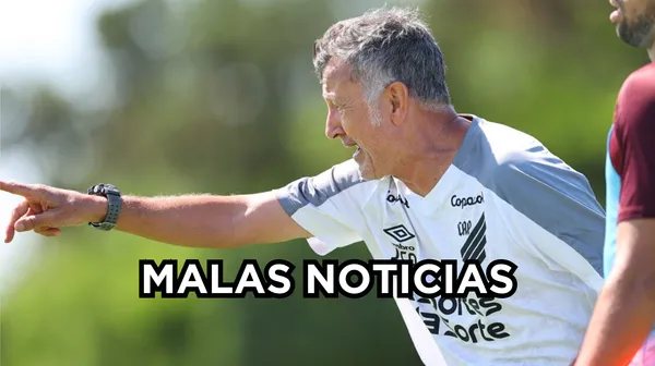 Técnico colombiano y el fuerte golpe que recibió en Athletico Paranaense. FOTO: Noticias Caracol