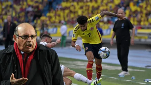 Técnico uruguayo hizo un comentario picante, tras el juego de Lucho Díaz.