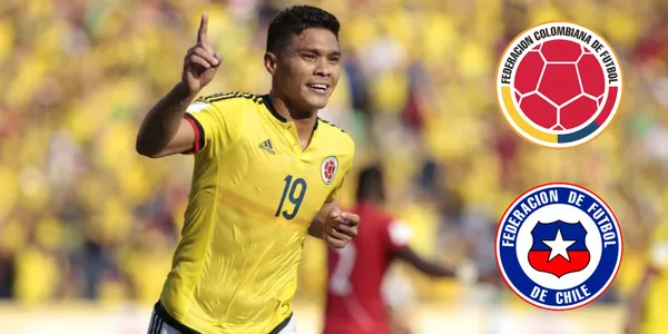 Teófilo Gutiérrez calentó la previa del partido contra Chile, con un mensaje en sus redes sociales.