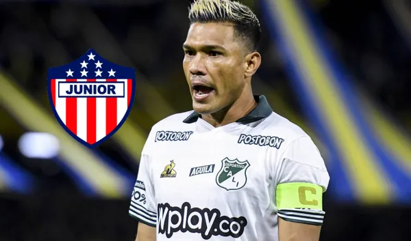 Teófilo Gutiérrez con la camiseta de Deportivo Cali.