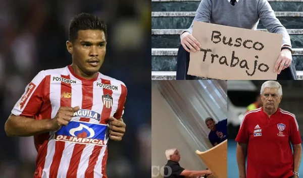 Teófilo Gutiérrez se reencontró con Julio Comesaña quien también fue borrado en Junior