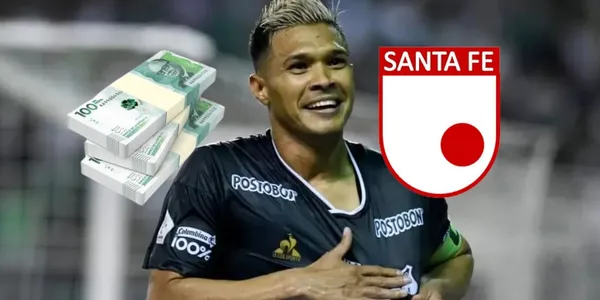 Teofilo Gutiérrez suena como posible nuevo fichaje de Santa Fe.
