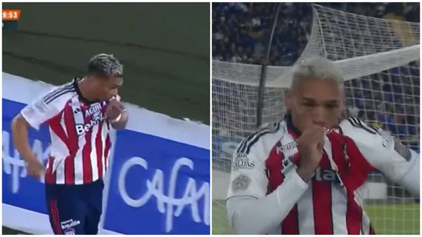 Teófilo Gutiérrez y Jermein Peña aprovechan los errores defensivos de Millonarios - Captura de pantalla Win Sports