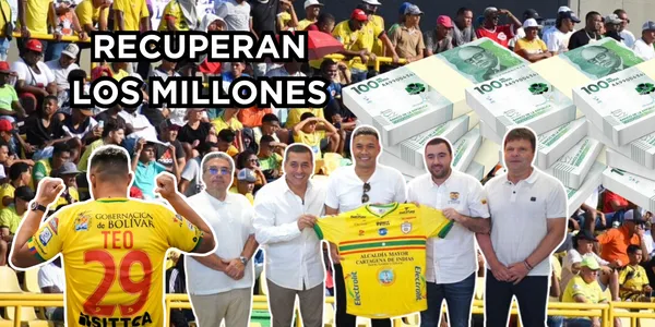 Teófilo ya le daría dividendos al Real Cartagena. Foto tomadas de Twitter @RealCartagena, pesos de 123RF.