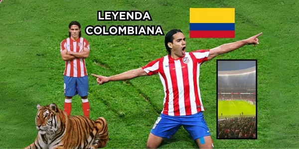 Todo Atlético de Madrid se rindió a los pies de Radamel Falcao.