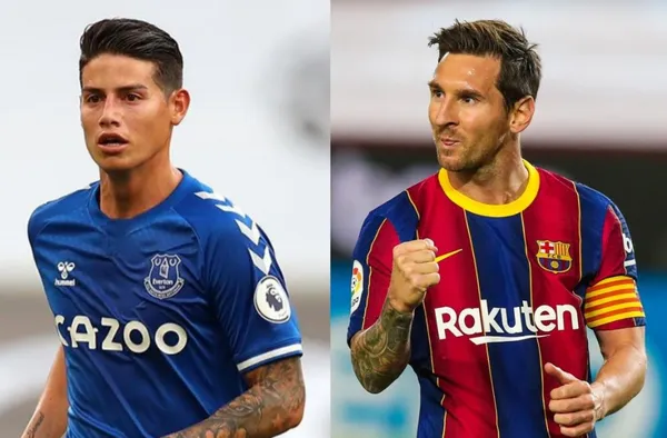 Tras la maravilla que es James Rodríguez en Inglaterra, fue comparado con Lionel Messi pero no precisamente por ser cracks sino por un motivo que pocos 10 en el mundo lo logran.