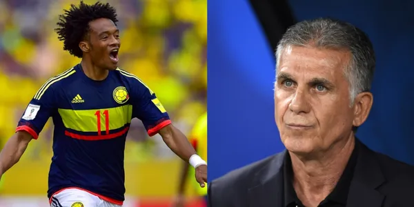 Tras ser despedido de la Selección Colombiana, Carlos Queiroz recibió el mejor regalo por parte de Juan Cuadrado.