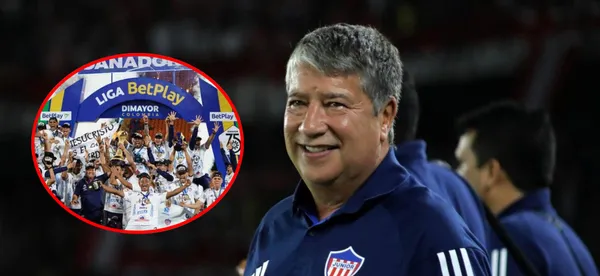 Tronco en Junior y así sacó pecho Bolillo Gómez por título del equipo con Reyes