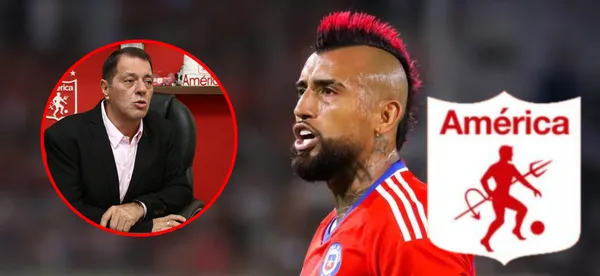 Tulio Gómez se hartó de esperar, así advierten a Arturo Vidal en América de Cali