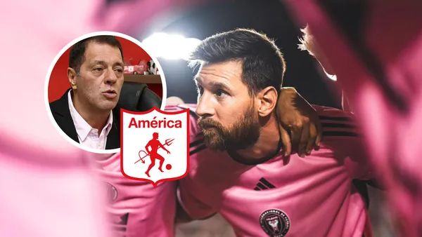 Tulio Gómez y Lionel Messi Foto: Lionel Messi oficial y RCN Radio