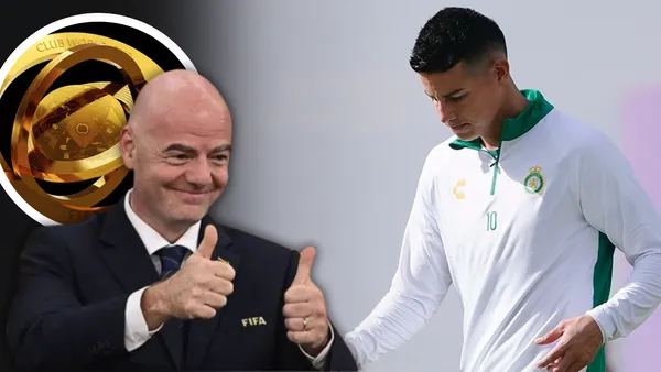 Un club inesperado aparece como opción si James no va al Mundial de Clubes con León. Foto: FIFA, James Rodríguez
