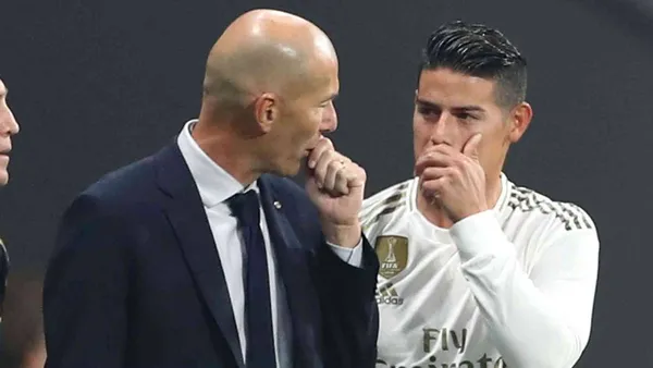 Un compañero de James Rodríguez contó qué le dijo el colombiano sobre su paso por el Real Madrid, bajo el mando de Zinedine Zidane.