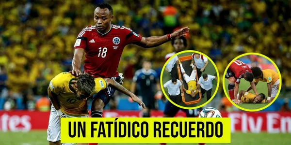 Un episodio muy ingrato para el defensor colombiano junto al astro brasileño