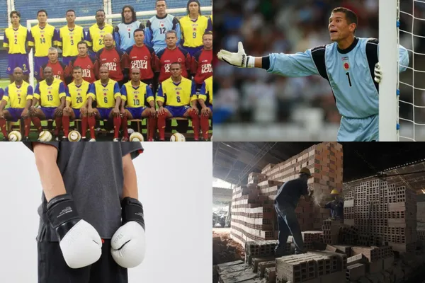 Un ex jugador de la Selección Colombia llegó a pelear con Óscar Córdoba y ahora trabaja con una ladrillera.