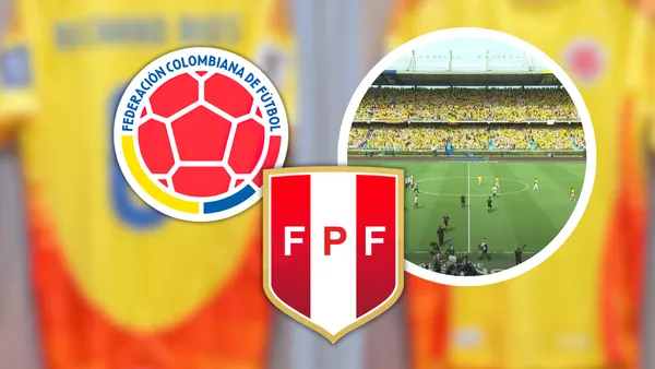 Un futbolista colombiano está en la mira por su pobre desempeño ante Perú. Foto: Captura de Gol Caracol, Escudoteca y FCF