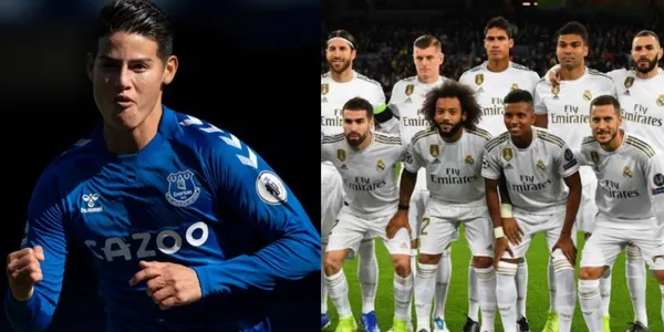 Un futbolista de Real Madrid atraviesa una situación similar a la que pasó James Rodríguez al mando de Zinedine Zidane.