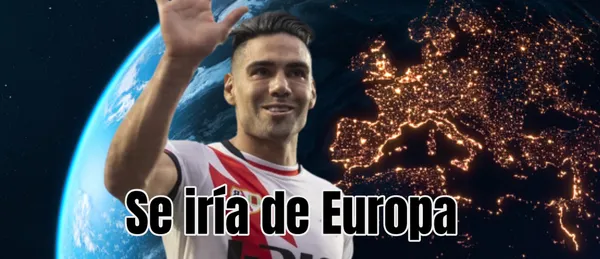 Un importante club de otro continente está interesado en él. Foto de fondo tomada de Twinkl y de Falcao de Futbolred.