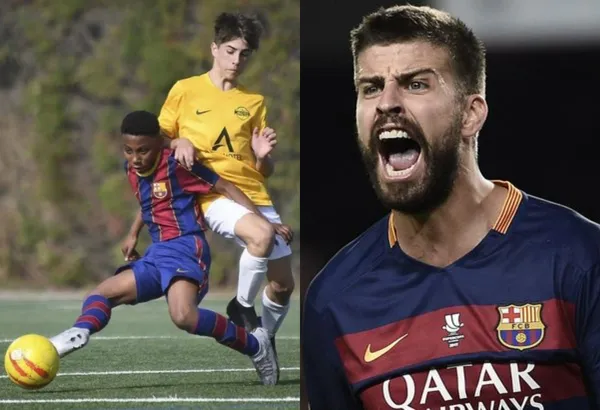 Un joven jugador colombiano se está abriendo paso en las inferiores del FC Barcelona de España.