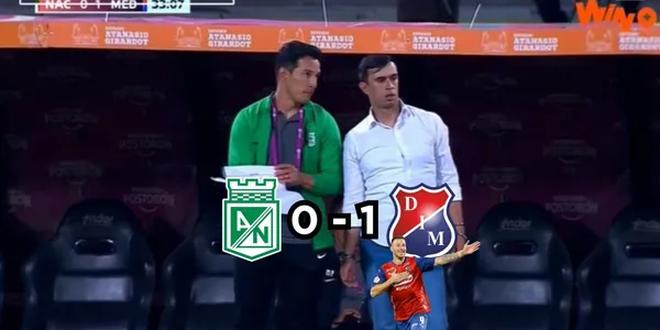 Un jugador de Atlético Nacional arrugó contra el DIM.