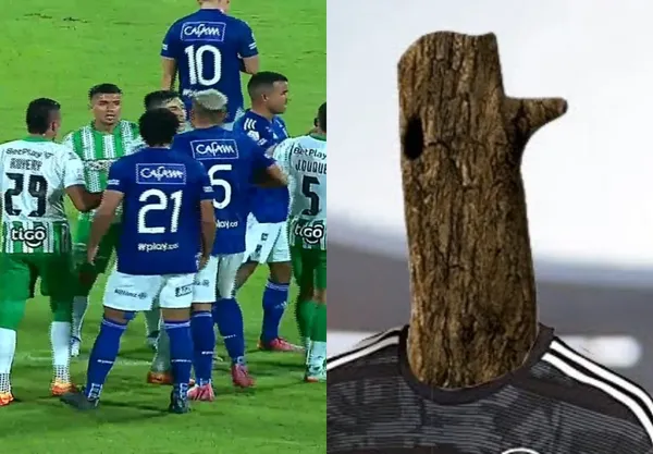 Un jugador de Atlético Nacional fue un tronco totalmente contra Millonarios FC en el clásico.