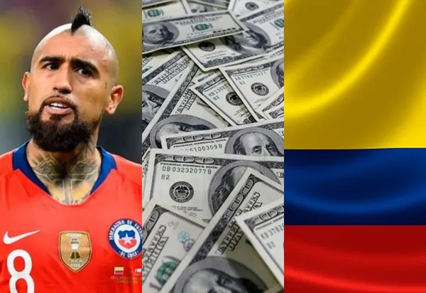 Un jugador colombiano cuesta mucho más que Arturo Vidal; quien siempre tiene ínfulas de ser el mejor.