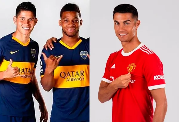 Un jugador colombiano que está en Boca Juniors llegó a recibir un gran detalle por parte de Cristiano Ronaldo.