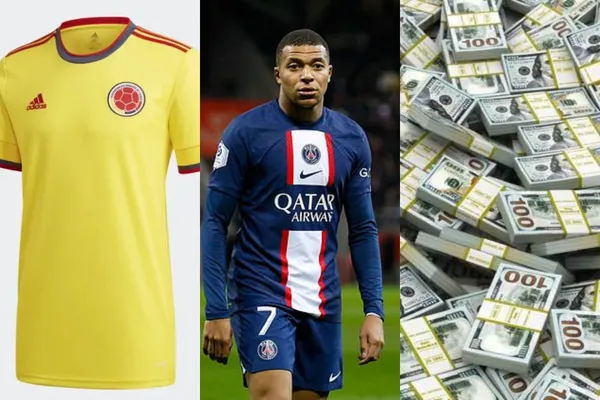Un jugador colombiano con su equipo en Europa le está peleando un importante título al PSG de Kylian Mbappé.