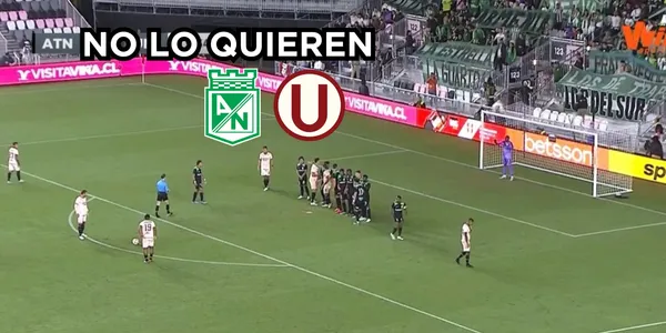 Un jugador de Atlético Nacional muy criticado contra Universitario de Perú.