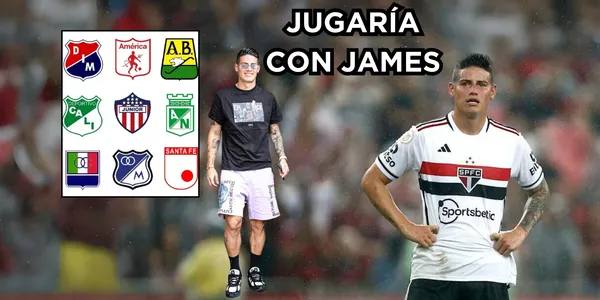 Un jugador de la Liga Colombiana le interesa al Sao Paulo de Brasil donde juega James Rodríguez
