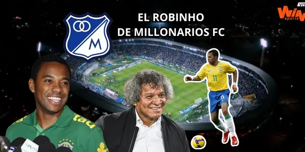 Un jugador de Millonarios FC ahora es el Robinho del Embajador.