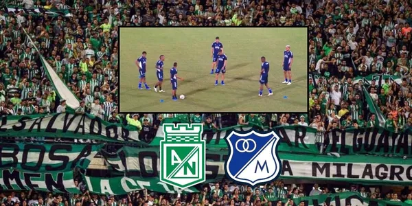 Un jugador de Millonarios FC fuertemente chiflado en el Atanasio.