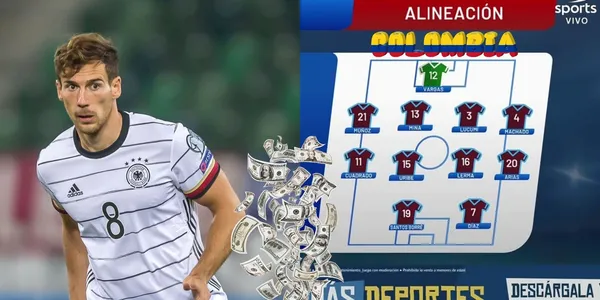 Un jugador de la Selección Colombia dejó en evidencia al alemán Leon Goretzka.