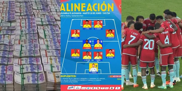 Un jugador de la Selección Colombia no dio la talla contra la Selección Alemania en los primeros 45 minutos en suelo teutón.