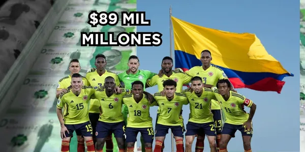 Un jugador de la Selección Colombia se mantiene en $89 mil millones de pesos colombianos.