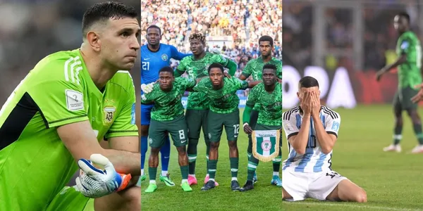 Un jugador de la Selección Nigeria Sub 20 humilló a la Selección Argentina Sub 20 por bocones y les apareció El Dibu Martínez Nigeriano con gestos incluídos.