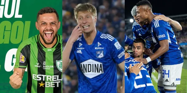 Un jugador de Millonarios FC muy criticado contra el América Futebol Clube en Bogotá.