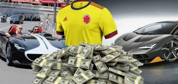 Un jugador con pasado en selección Colombia presume carros de lujo al estilo Haaland