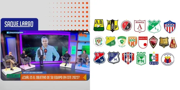 Un panelista de Win Sports mandó un sablazo al decir cuáles son los 4 equipos más grandes de Colombia según él.