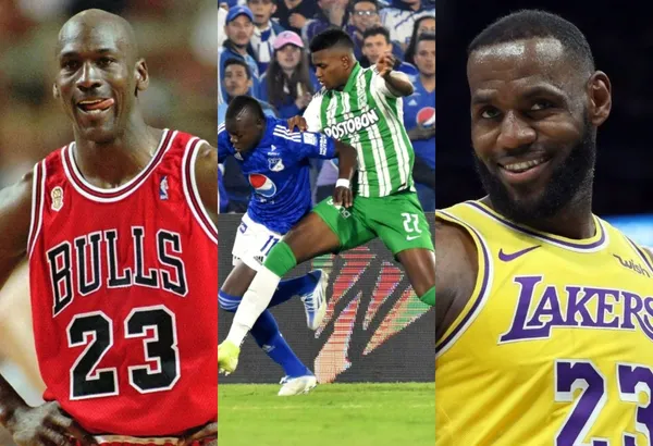 Una estrella de la NBA presumió la camiseta de un equipo colombiano.