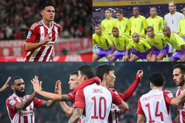 Una ex leyenda de Brasil le envió un mensaje al Olympiacos donde juega James Rodríguez.