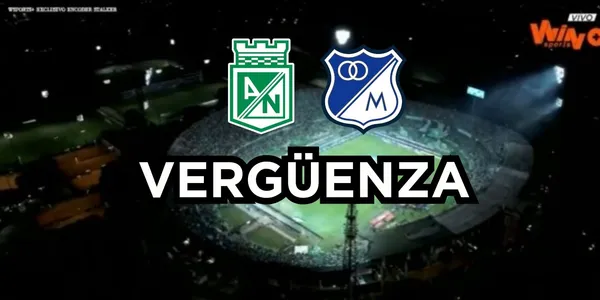 Una jugada causó grandes dudas en el partido de Atlético Nacional contra Millonarios FC.