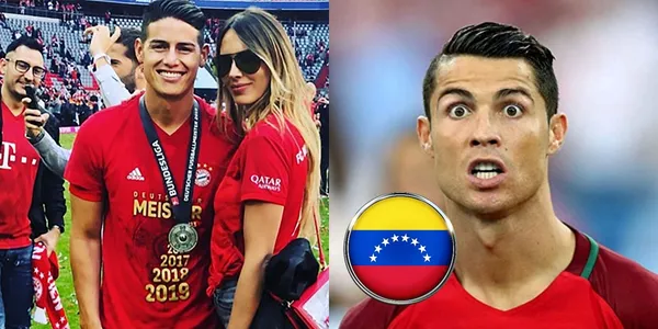 Una de las últimas novias de James Rodríguez fue una venezolana y Cristiano Ronaldo fue señalado en una polémica por parte de una mujer de Venezuela.