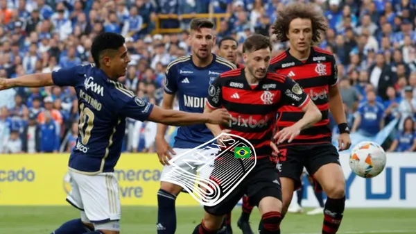 Una postal del duelo entre Millonarios vs Flamengo por Copa Libertadores. FOTO: Caracol Radio