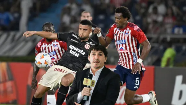 Una postal del último duelo entre Universitario y Junior por Copa Libertadores. FOTO: El País