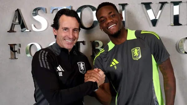 Unai Emery y Jhon Jáder Durán tuvieron una discusión antes del partido y está grabada en video. Foto: Aston Villa